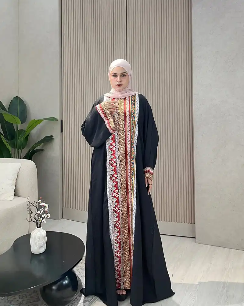 Printed Abaya Borka
